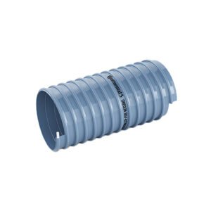 Tubo flessibile industriale in PVC, resistente e versatile per applicazioni varie.
