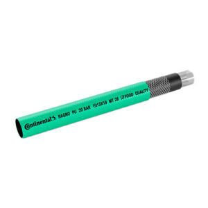 Tubo industriale Continental Ragno PU 20 bar, resistente e adatto per alimenti.