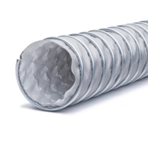 Tubo flessibile in acciaio per applicazioni industriali, resistente e versatile.