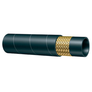 Tubo industriale rinforzato per trasporti fluidi, alta resistenza e durabilità.